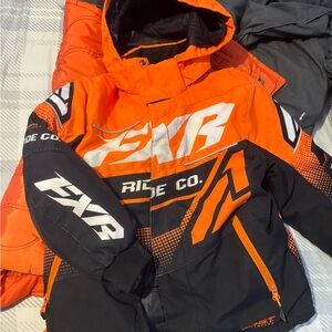 FXR Kids Orange and Black Jacket
